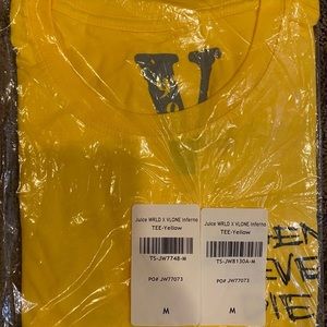 Vlone x Juice Wrld Inferno Legends Never Die T-Shirt Size M